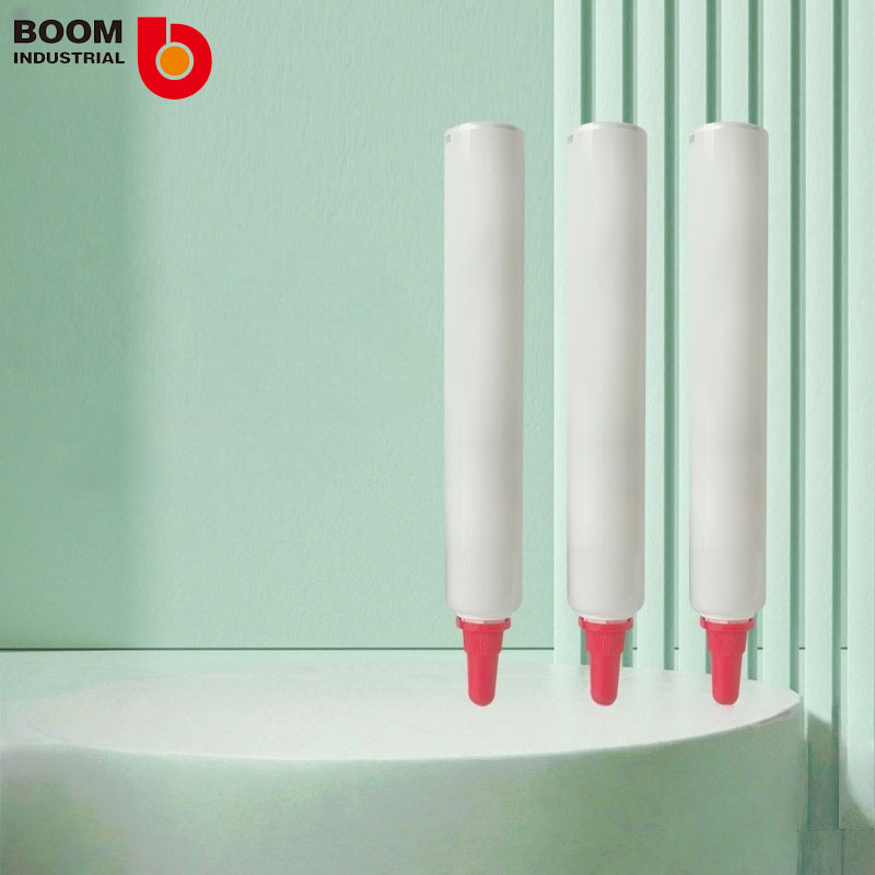 Aluminum-plastic material 19 tube diameter 20 grams offset stamping silver process with environmental protection locking cap