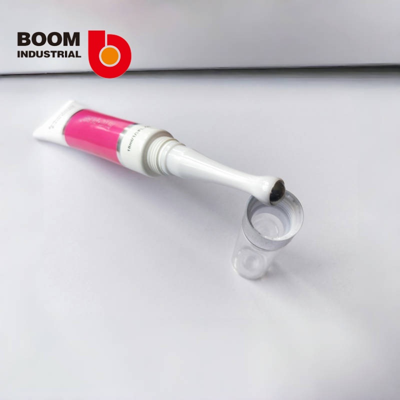 19-diameter tube, offset, long nozzle, beaded, silver-plated, long cap