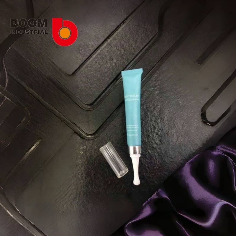 19-diameter tube, offset, long nozzle, beaded, silver-plated, long cap