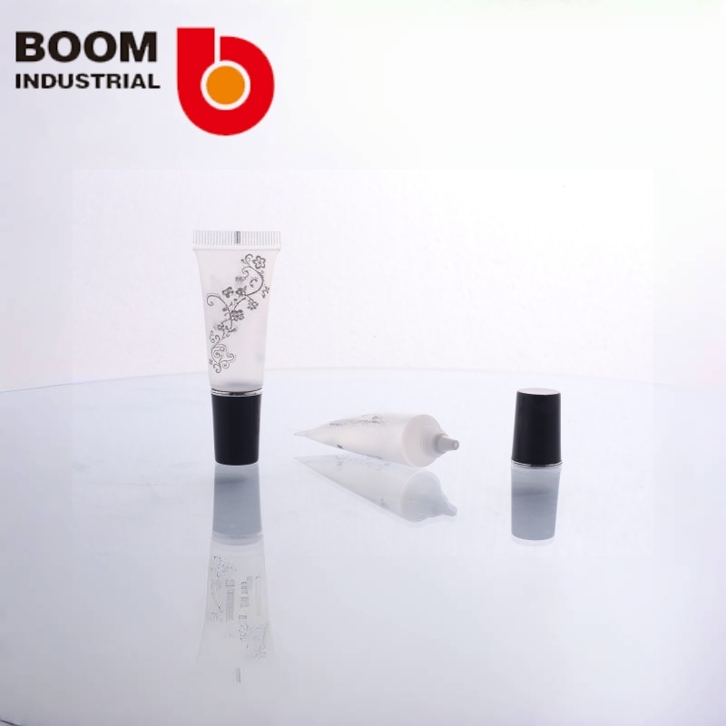 19 Diameter Transparent Tube with Silver Stamped Double Tall Cap