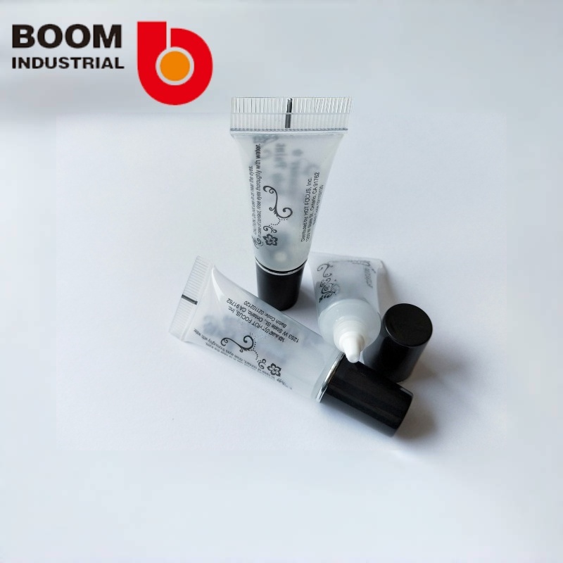 19 Diameter Transparent Tube with Silver Stamped Double Tall Cap