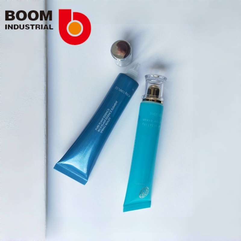 22 diameters colored pearlescent tube, silkscreen + hot stamping, with transparent acrylic electroplated gold screw cap