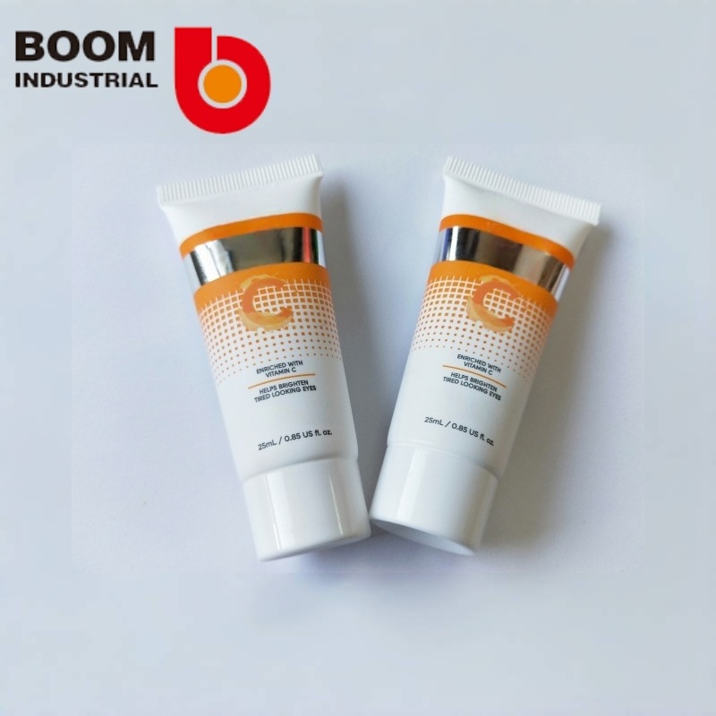 25 mm diameter, offset printing + hot stamping, with white screw cap