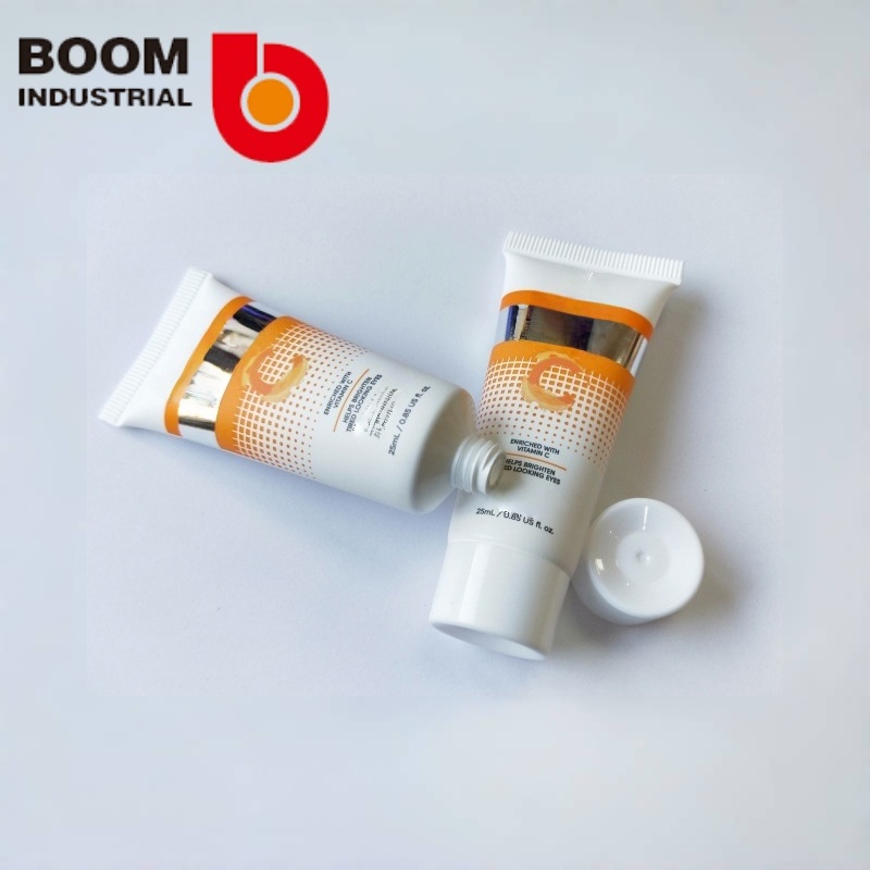 25 mm diameter, offset printing + hot stamping, with white screw cap