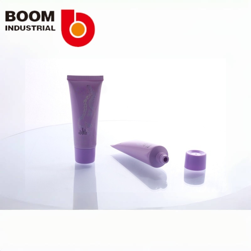 30 Colored tubes with offset printing + hot stamping, with colored screw caps