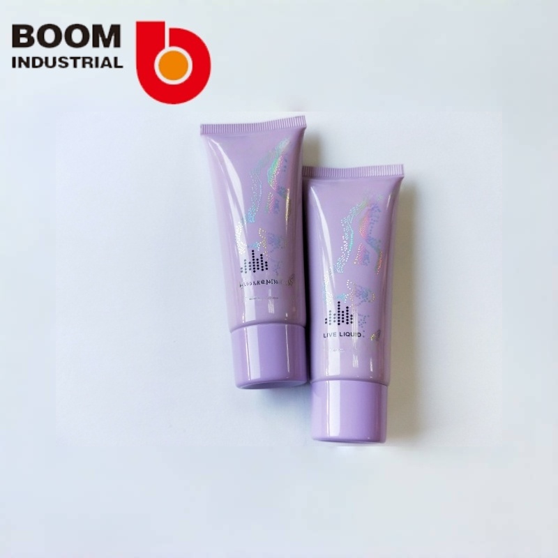 30 Colored tubes with offset printing + hot stamping, with colored screw caps