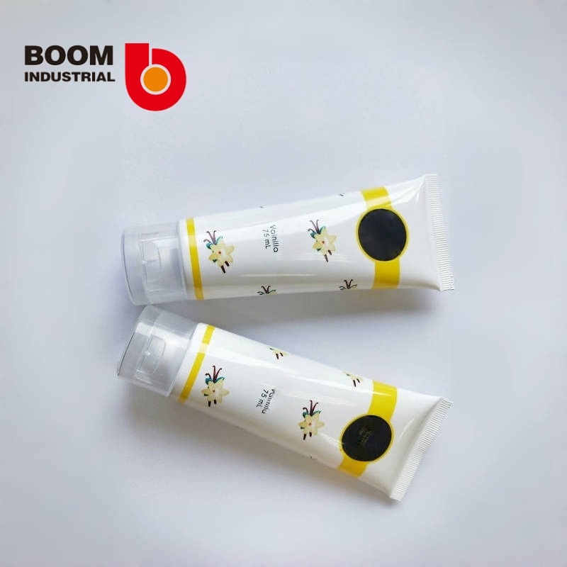 35mm diameter, offset printing, with transparent flip-top cap