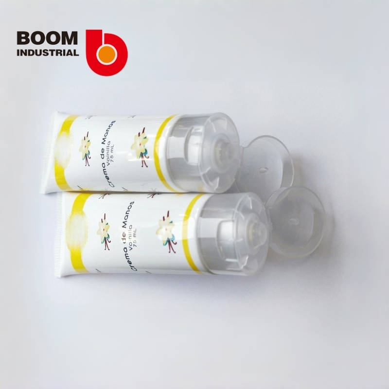 35mm diameter, offset printing, with transparent flip-top cap