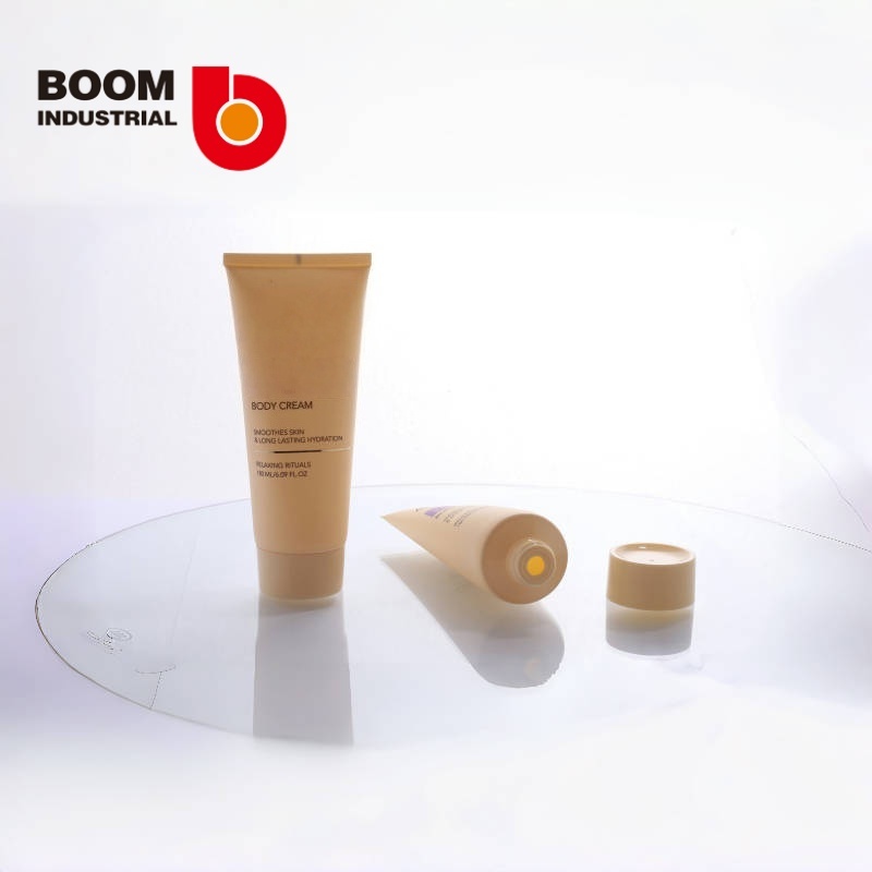 45mm diameter colored tube with silver and gold hot stamping, with colored screw cap