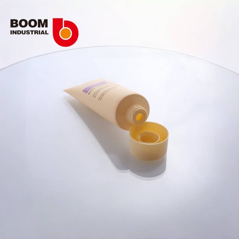 45mm diameter colored tube with silver and gold hot stamping, with colored screw cap