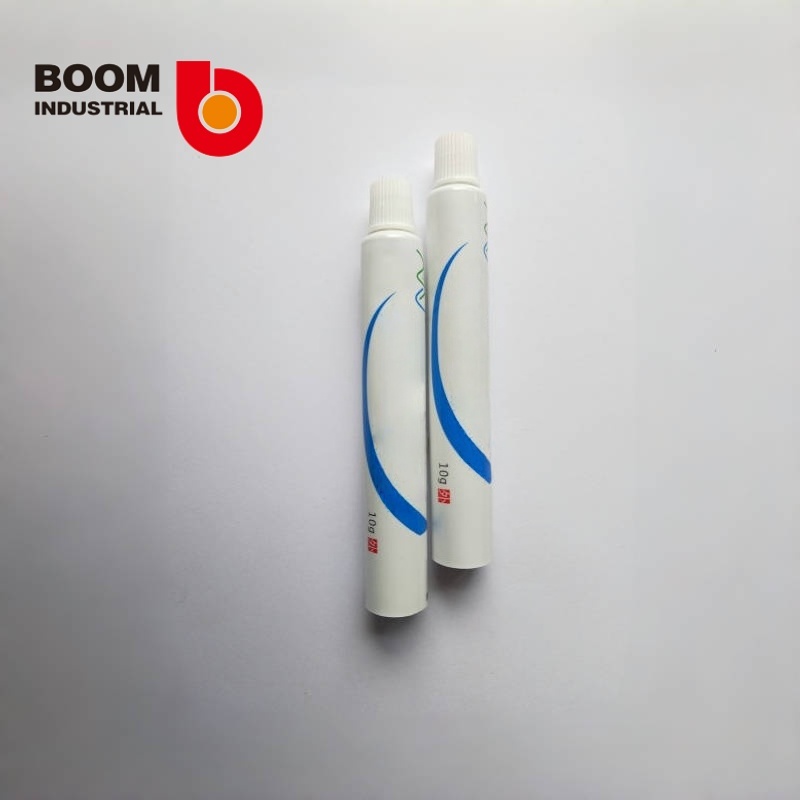 D16 250um white sheet material Offset printing Glossy varnish With vertical stripe reverse nail screw cap