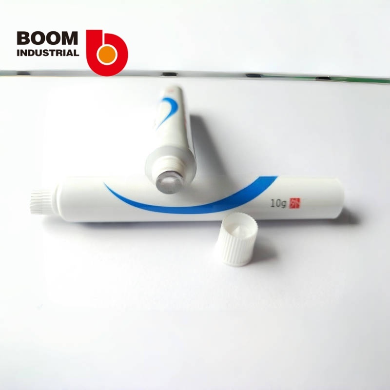 D16 250um white sheet material Offset printing Glossy varnish With vertical stripe reverse nail screw cap