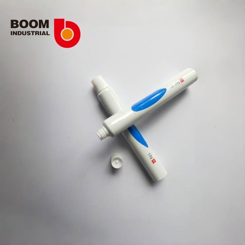 D16 250um white sheet material Offset printing Glossy varnish With vertical stripe reverse nail screw cap