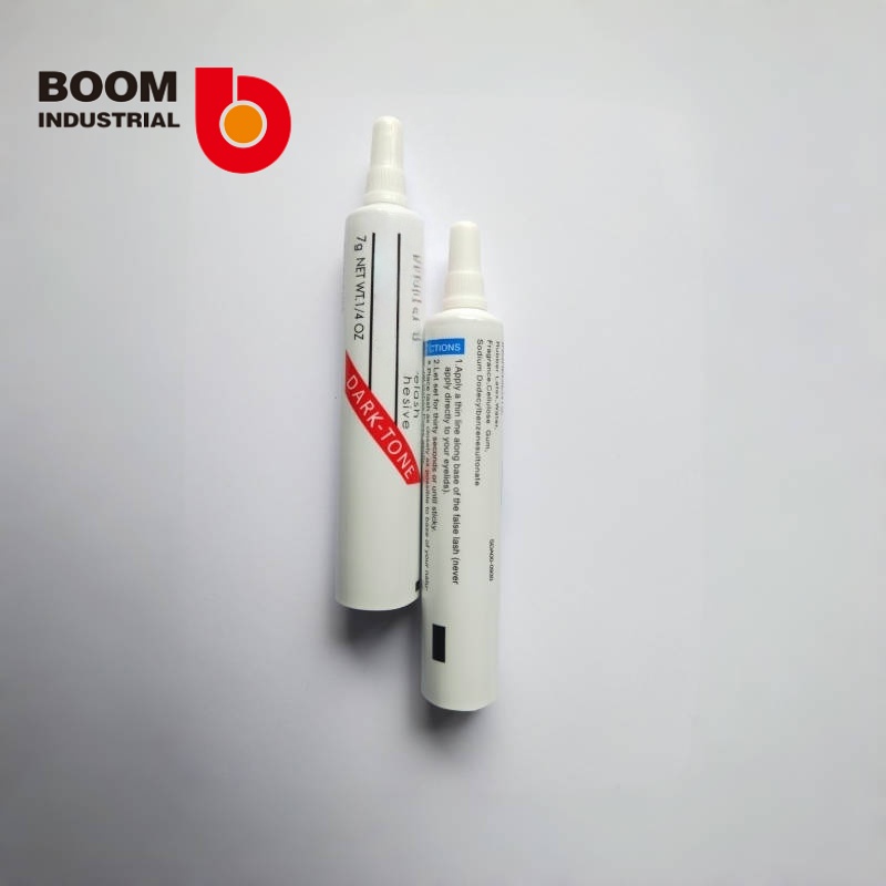 D16 250um White Sheet Offset Varnish Sharp Nose Closed End Tube Shoulder with Bullet Caps