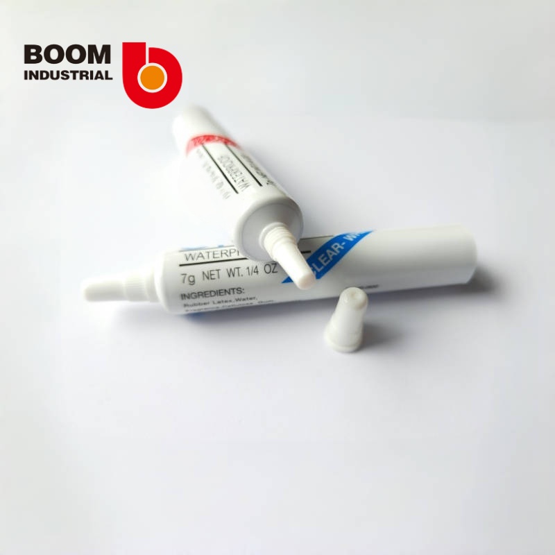 D16 250um White Sheet Offset Varnish Sharp Nose Closed End Tube Shoulder with Bullet Caps