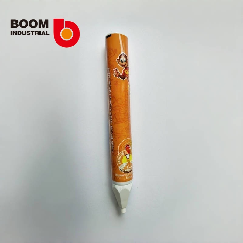 D22 Water pen tube shoulder, long spout, glossy oil finish, diamond-shaped screw cap