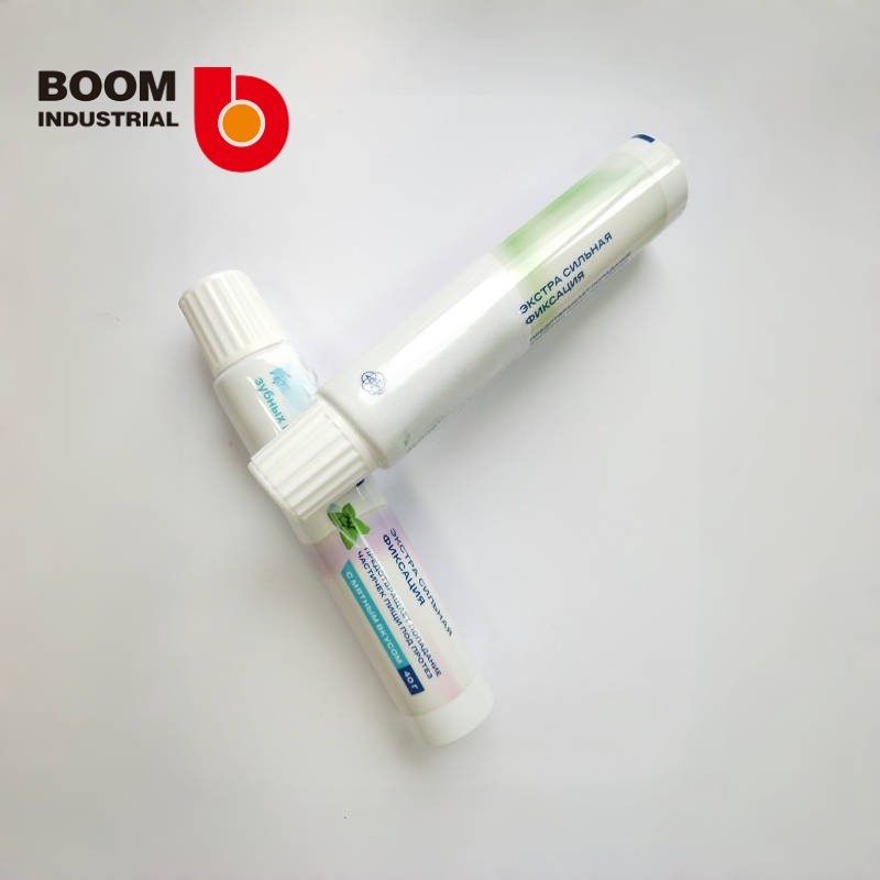 D25 250um white sheet material  Offset printing Glossy varnish Pointed spout Shoulder Striped screw cap