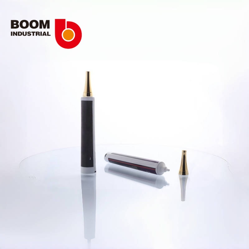 D25 250um white sheet material, connected pointed tip, offset printing, with electroplated gold horn cover
