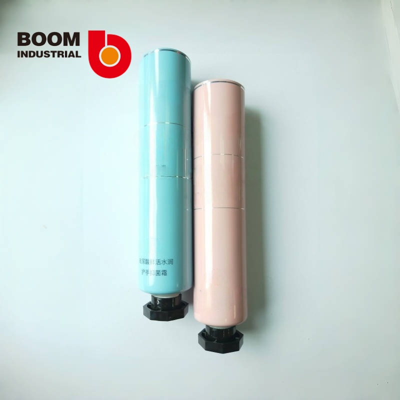 D30 350um high-brightness silver sheet material, offset printing + aluminum leak process, with octagonal cap