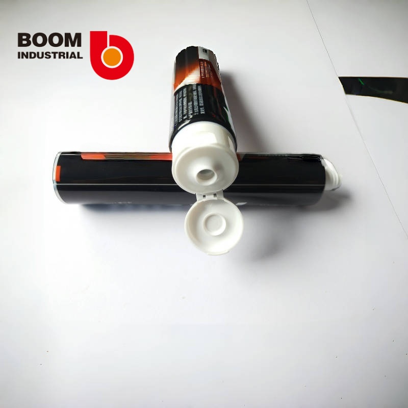 D32 250 silver sheet material, offset printing, aluminum leak process, with flip cap