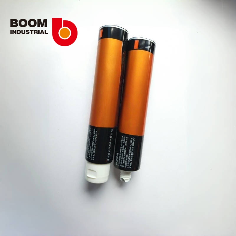 D32 250 silver sheet material, offset printing, aluminum leak process, with flip cap