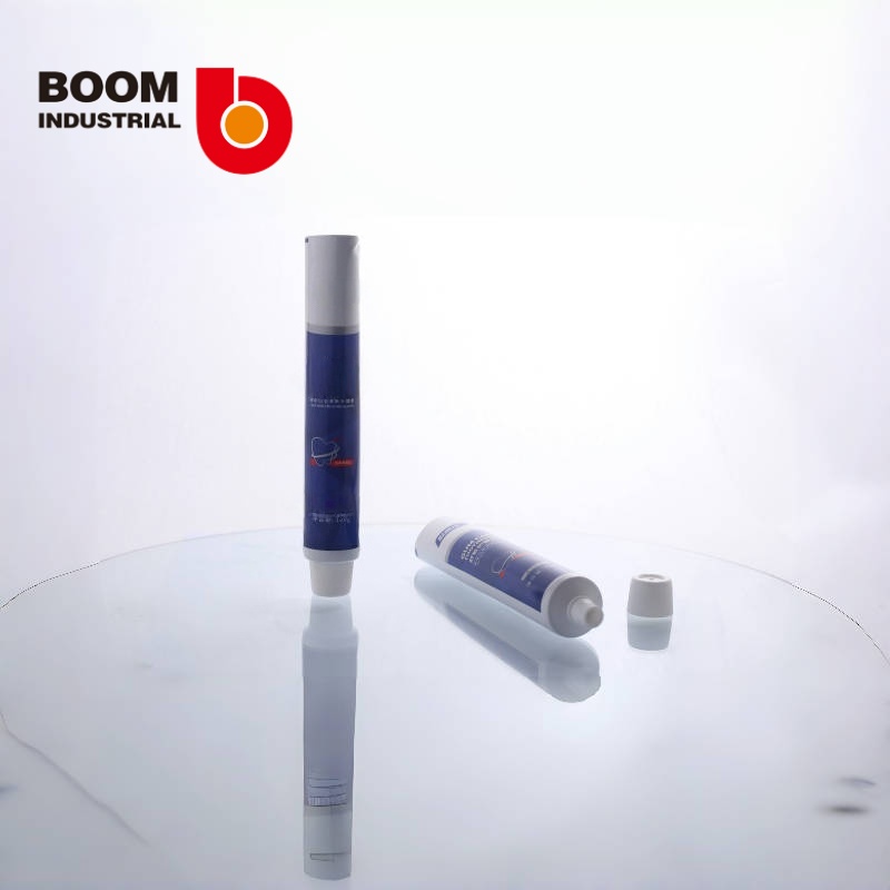D32 270um white sheet material, offset printing, glossy varnish, smooth striped snap-on cap