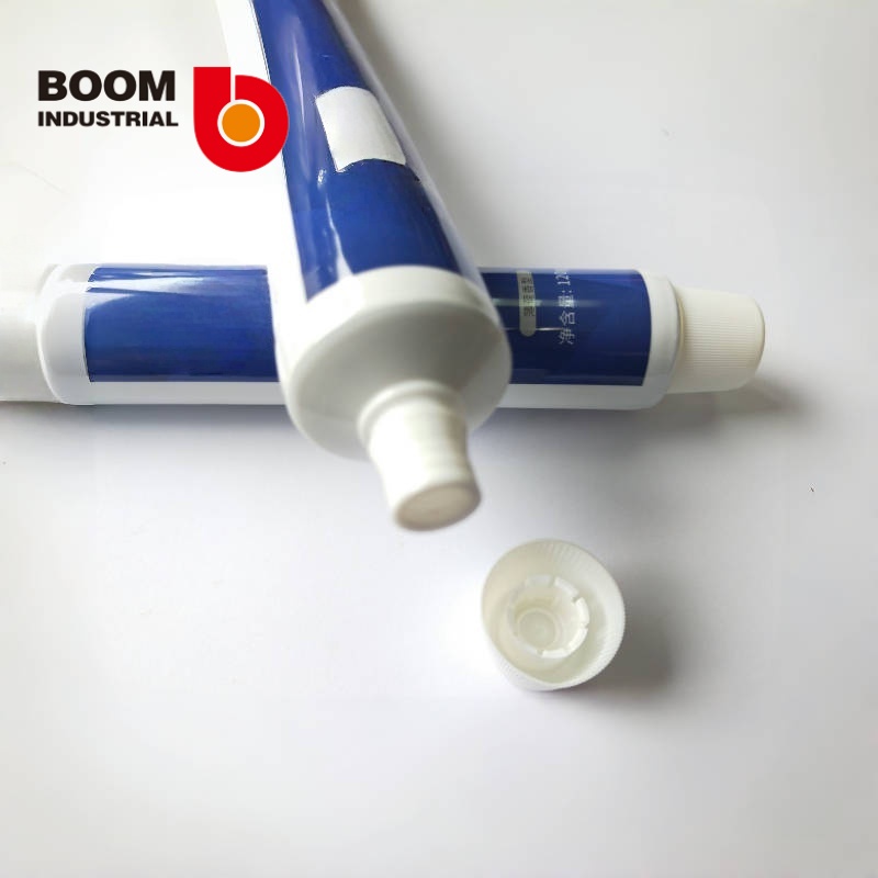 D32 270um white sheet material, offset printing, glossy varnish, smooth striped snap-on cap