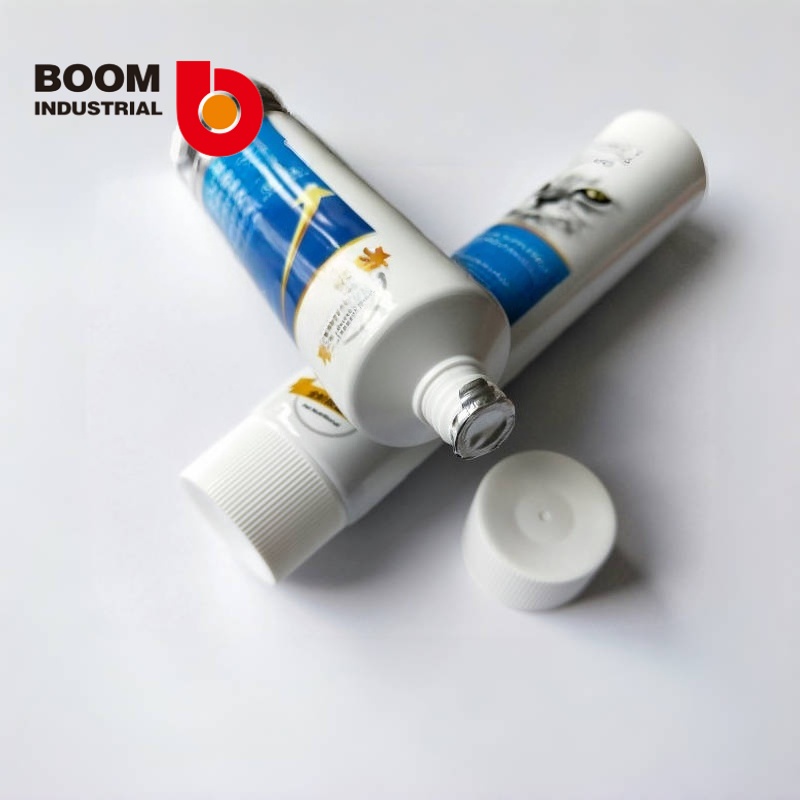 D35 270um white sheet material, offset printing, gold printing, vertical stripes, large screw cap