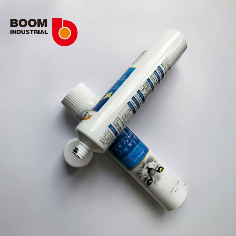 D35 270um white sheet material, offset printing, gold printing, vertical stripes, large screw cap