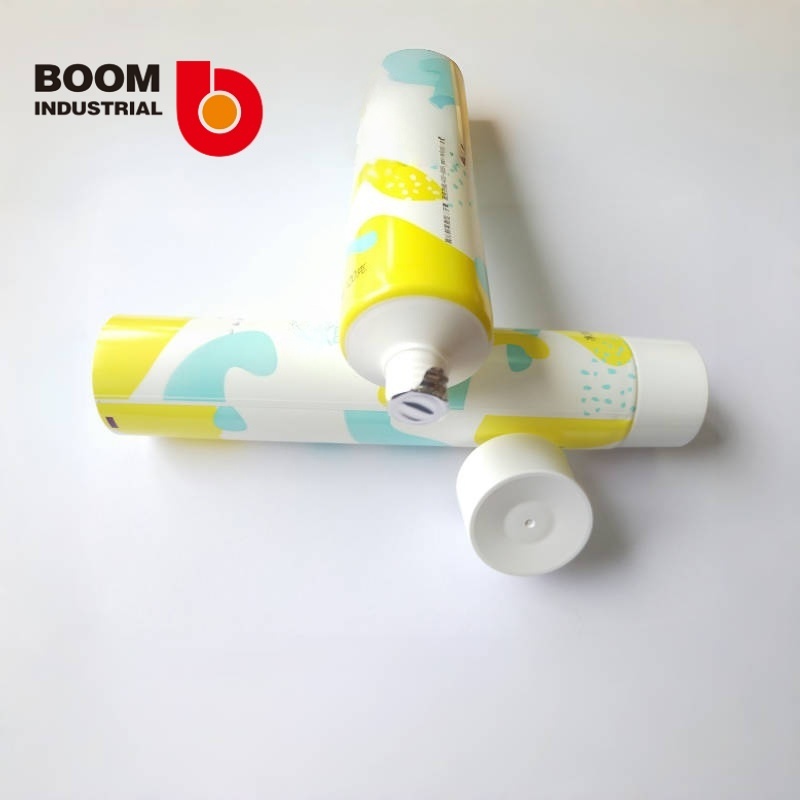 D35 All-plastic composite hose Pearl + hot stamping silver With glossy cap