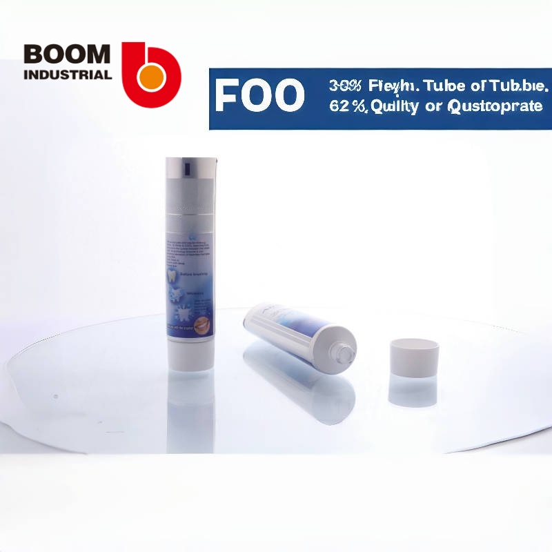 D35 aluminum-plastic composite soft tube 250um silver foil sheet offset printing glossy varnish glossy screw cap