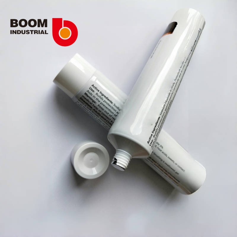 D38 270um white sheet material Offset printing + hot stamping with glossy finish and large screw cap