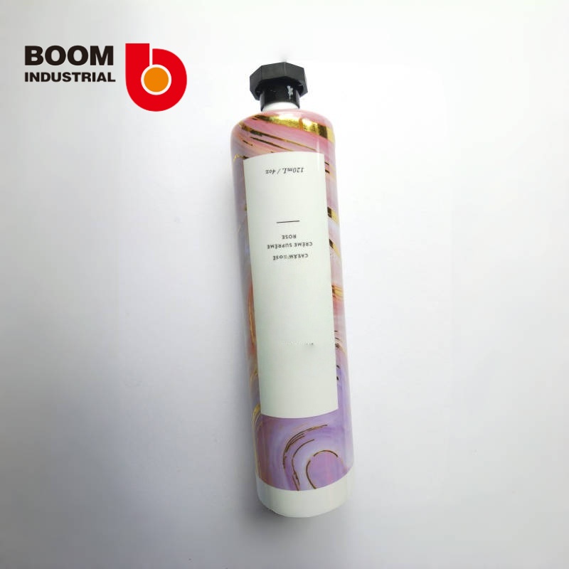 D40 270um white sheet material Offset printing + hot stamping With octagonal cap