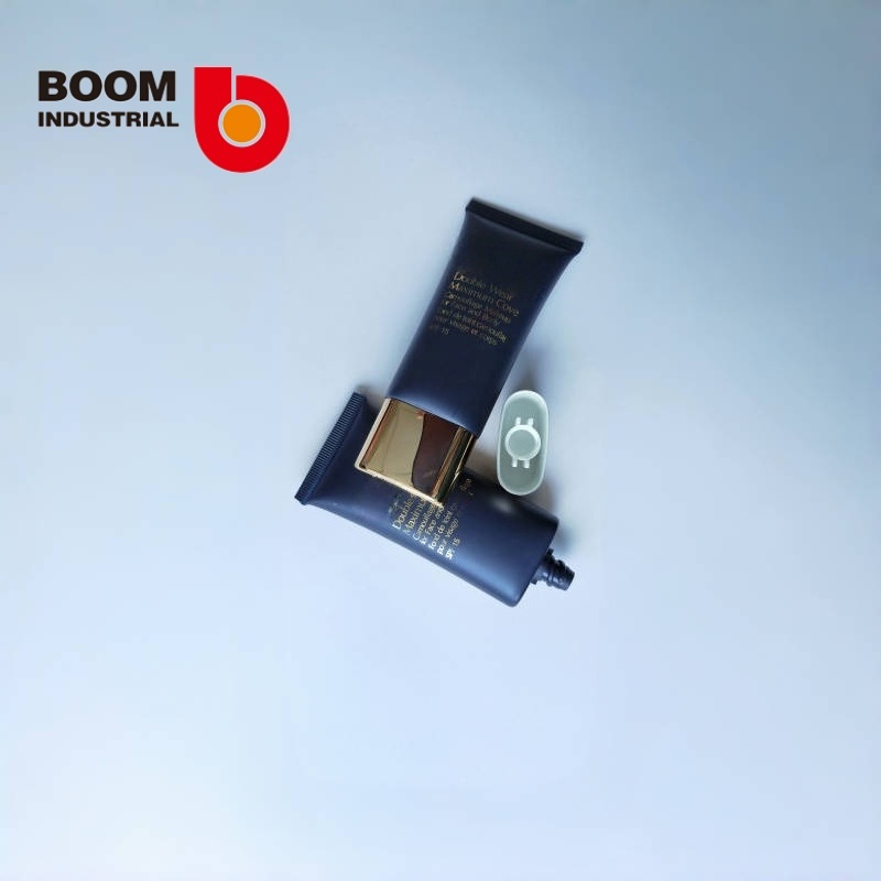 Colored tube – 30 oversized with electroplated gold flat cap